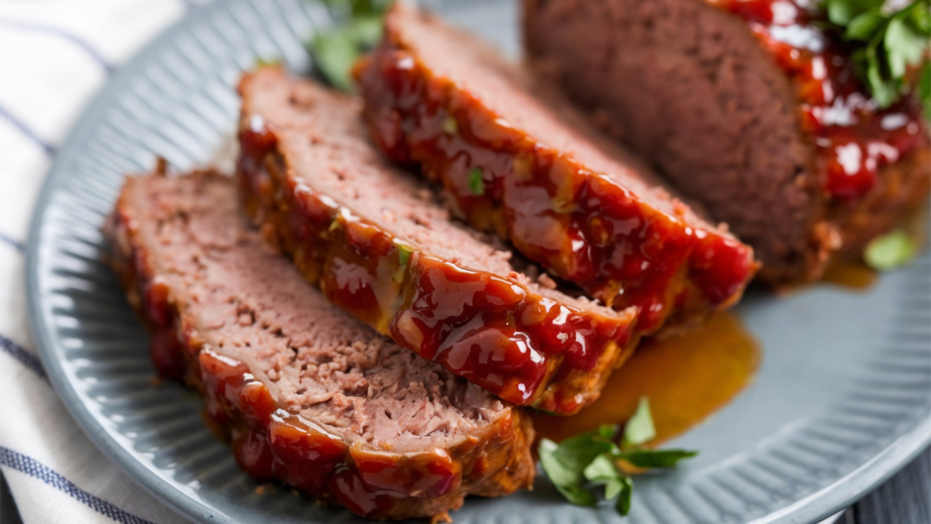 Air Fried Glazed Meatloaf