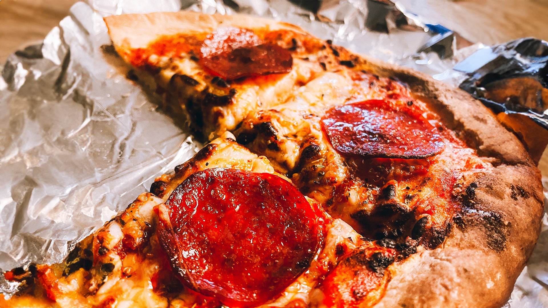Air Fried Pepperoni Pizza