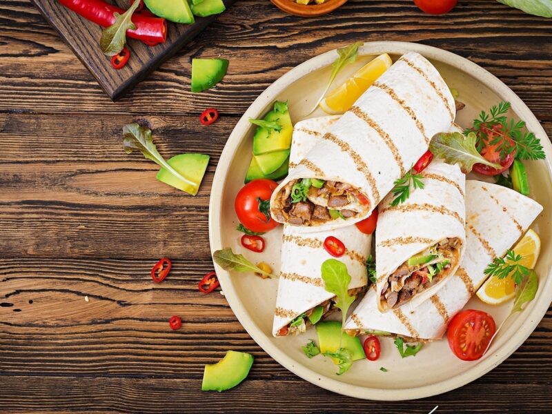 Air Fried Crunchy Mexican Wraps