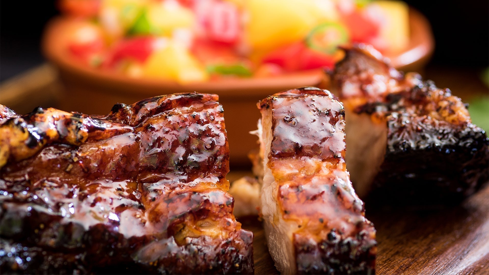 Air Fried Sticky Pork Belly