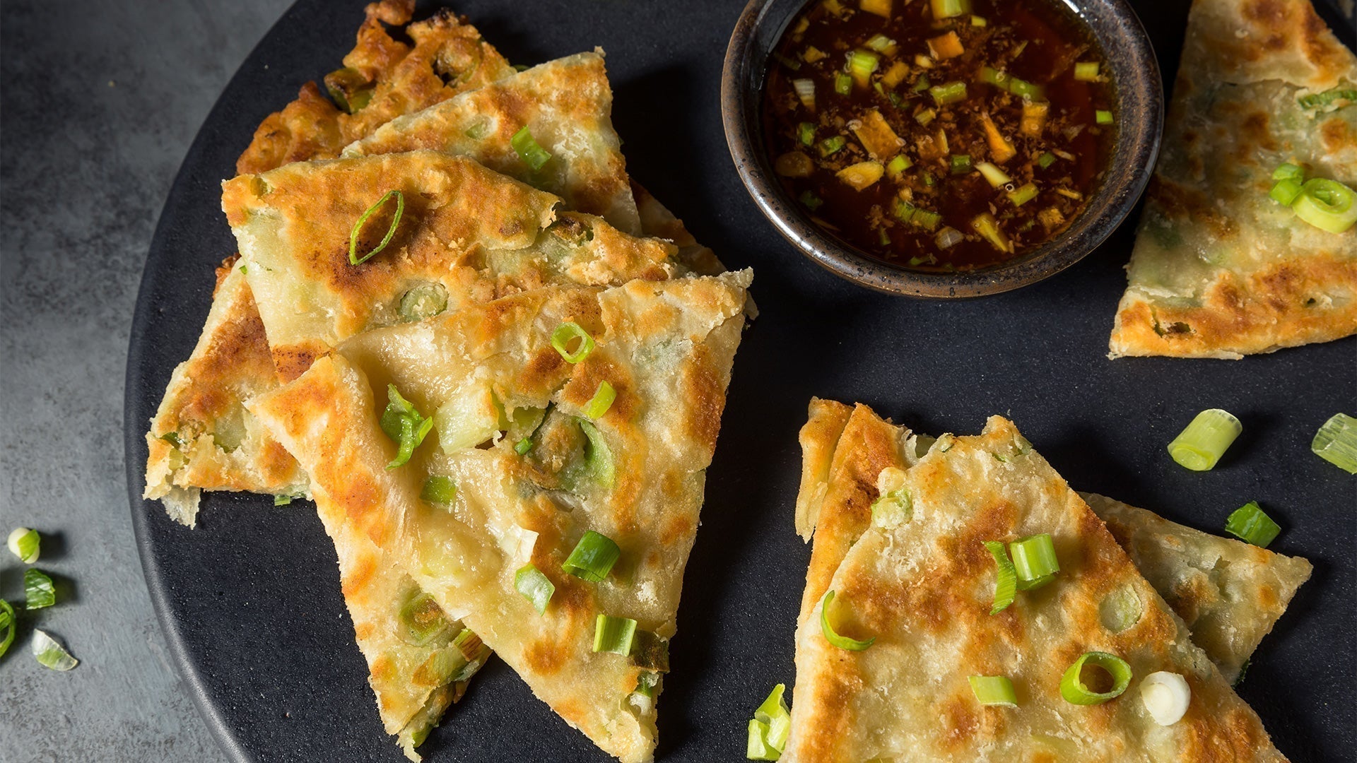 Air Fried Scallion Pancakes