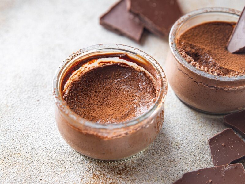 Choco and Hazelnut Mousse Dessert