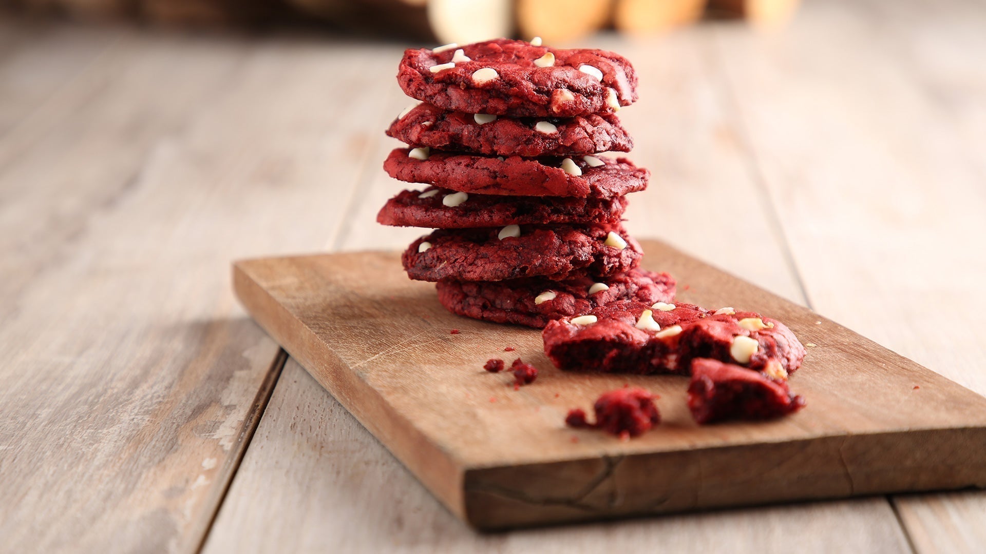 Air Fried Red Velvet Cookies