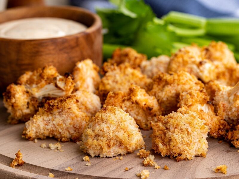 Air Fried Fiery Cauliflower