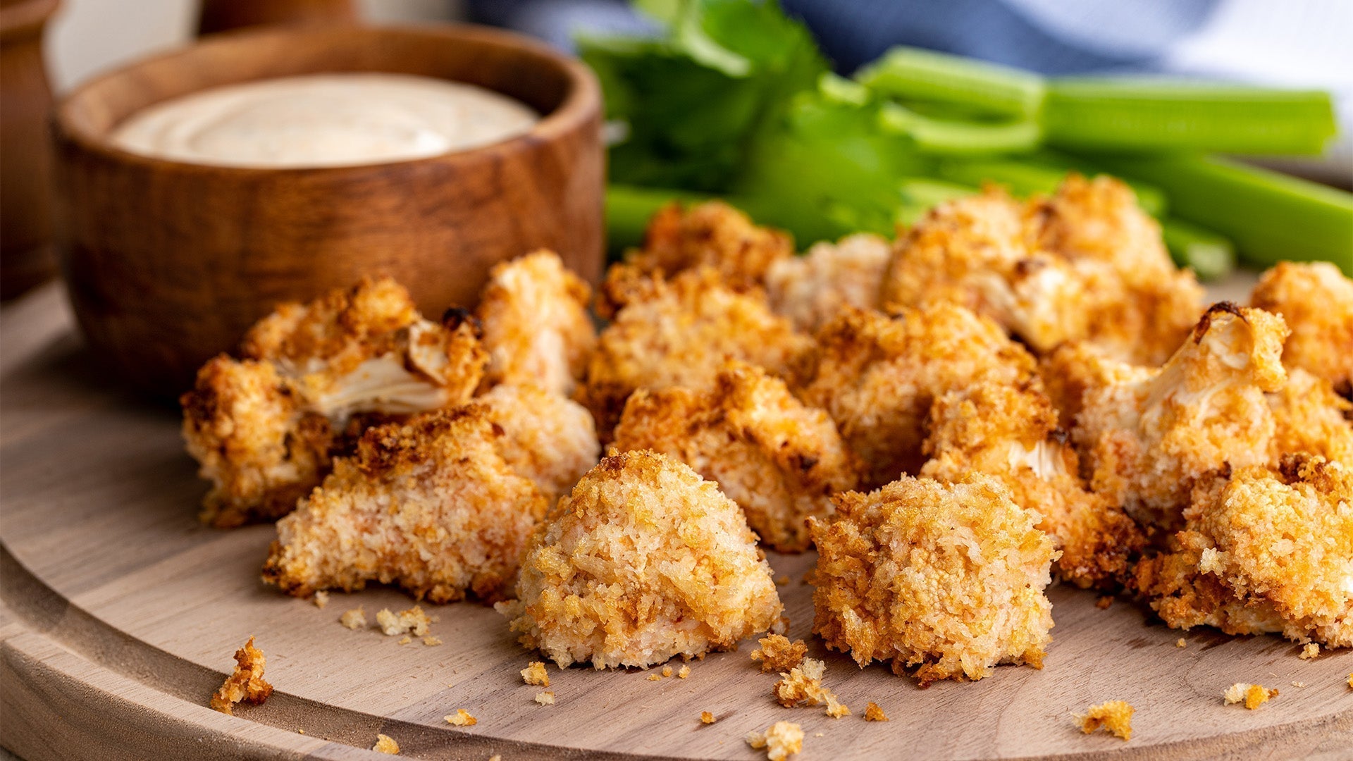 Air Fried Fiery Cauliflower