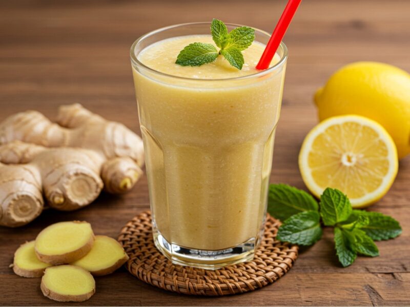 Refreshing Lemon and Ginger Smoothie
