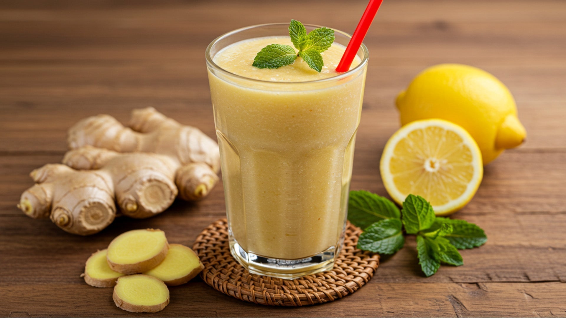 Refreshing Lemon and Ginger Smoothie