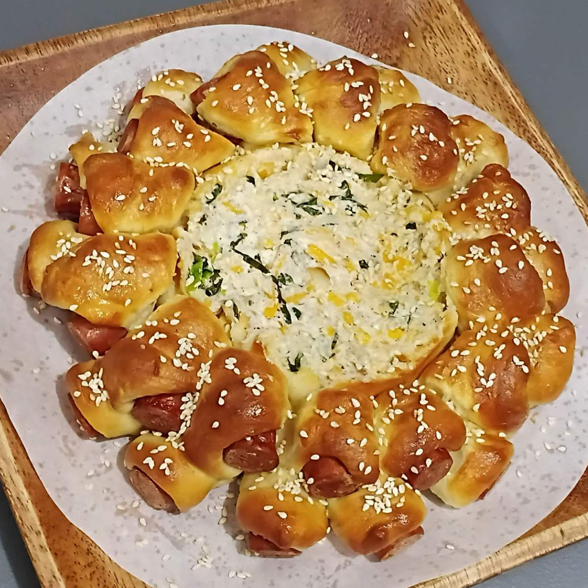 Air Fried Brioche Bombshell
