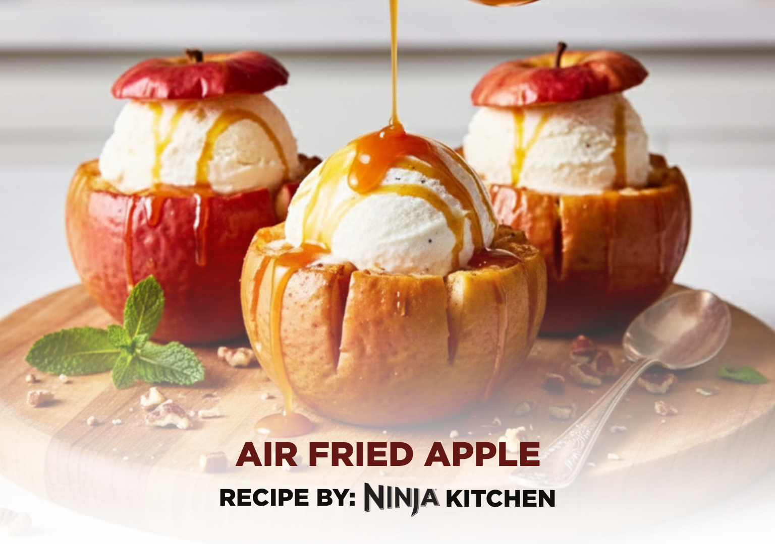 Air Fried Apples