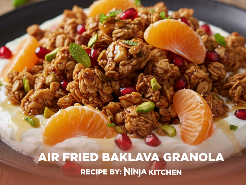 Air Fried Baklava Granola