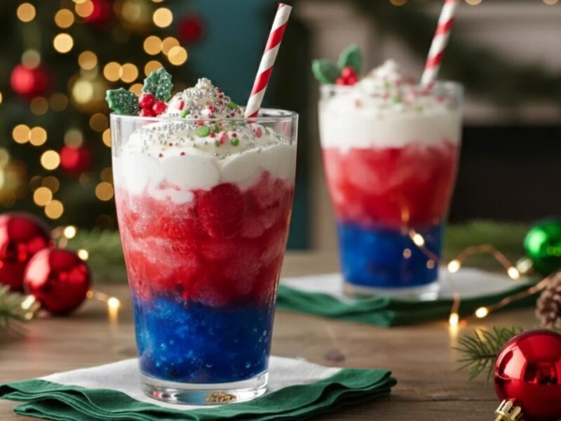 Red and Blue Fruit Slush