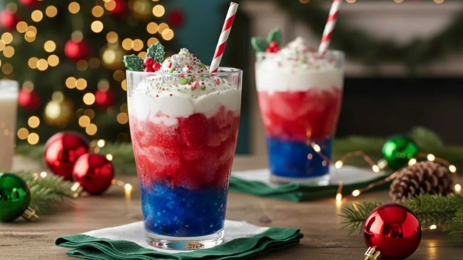 Red and Blue Fruit Slush
