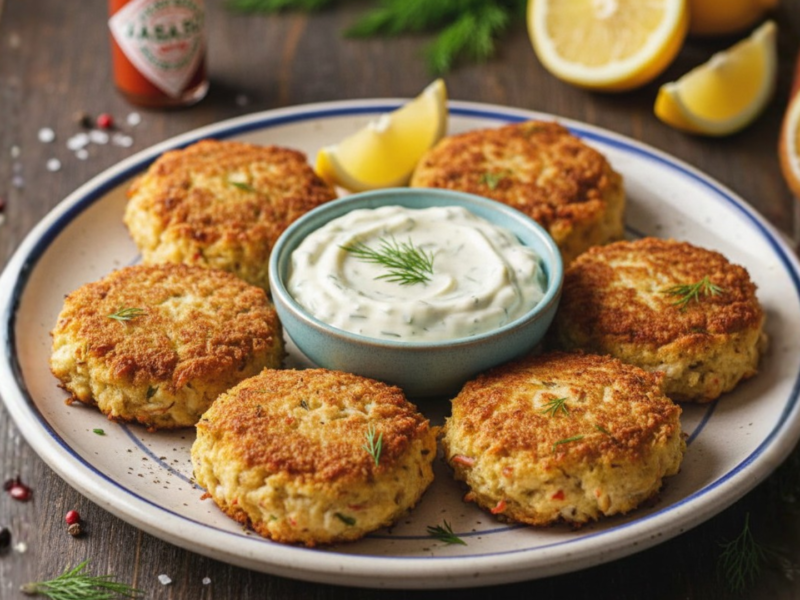 Air Fried Crab Cakes