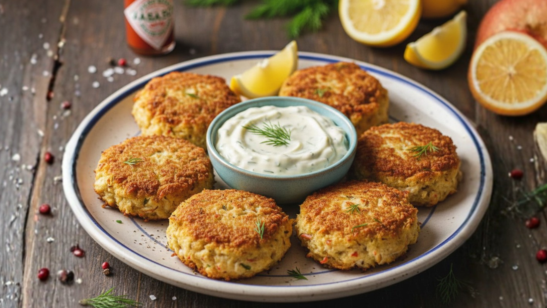 Air Fried Crab Cakes