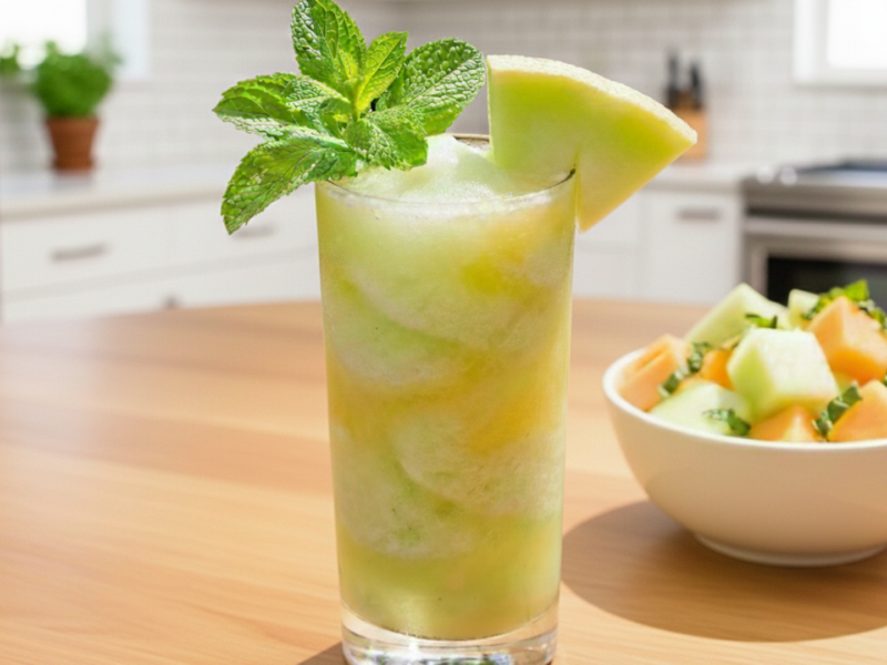 Moroccan Melon Mint Tea Slushi