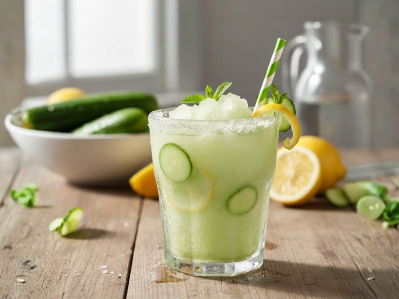 Melon Cucumber Slushi