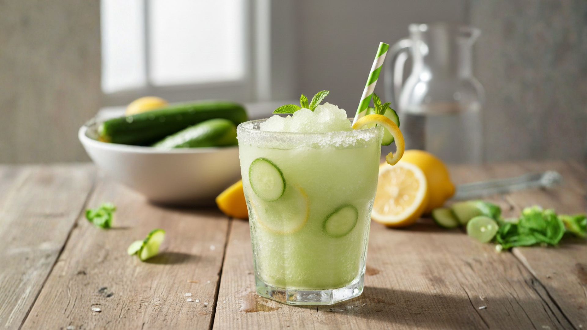 Melon Cucumber Slushi