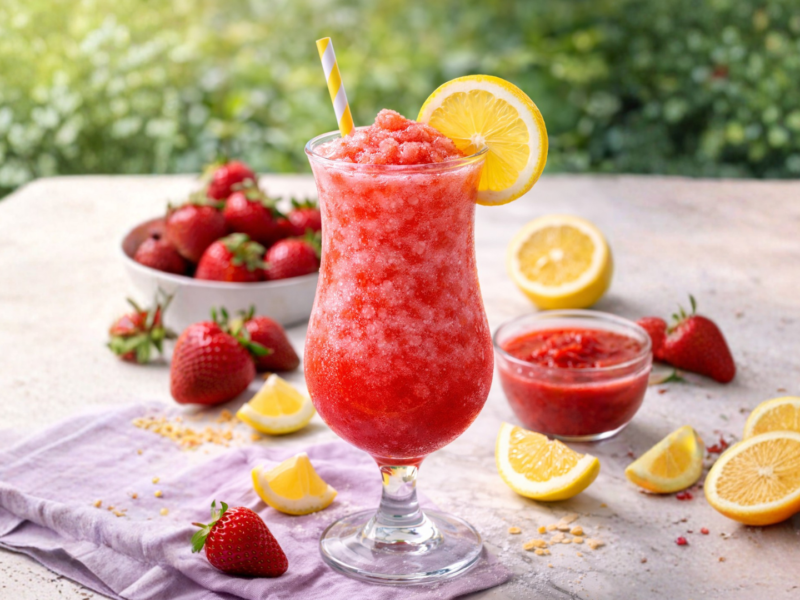 Strawberry Lemonade Slush
