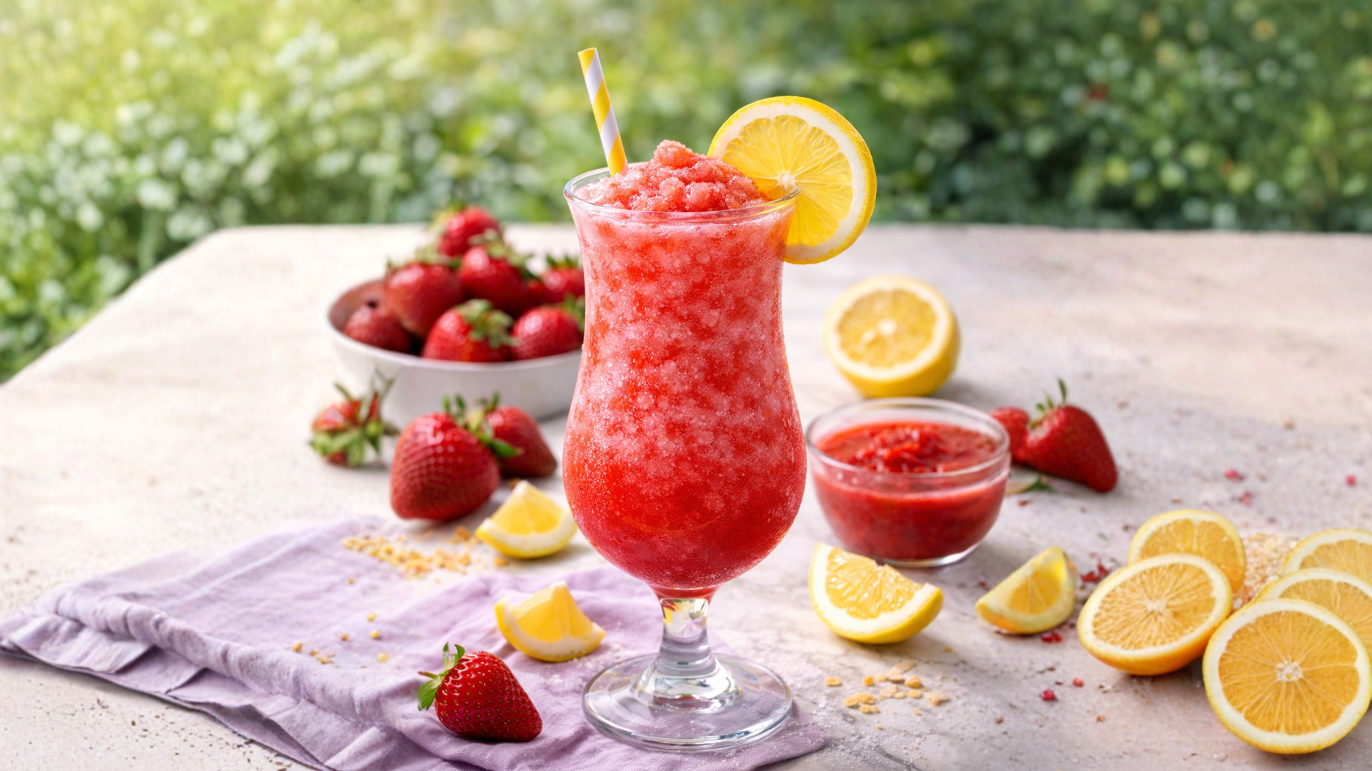 Strawberry Lemonade Slush