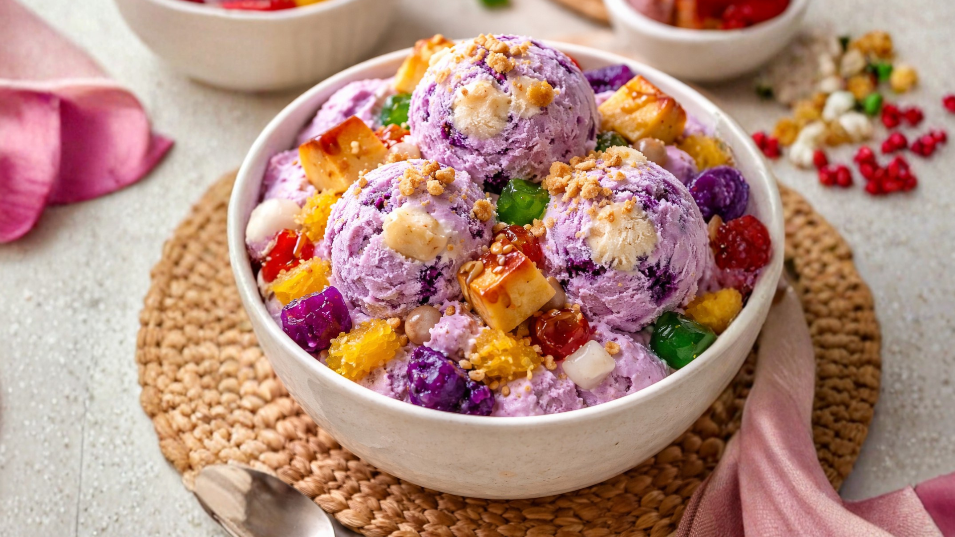 Halu-Halo Ice Cream