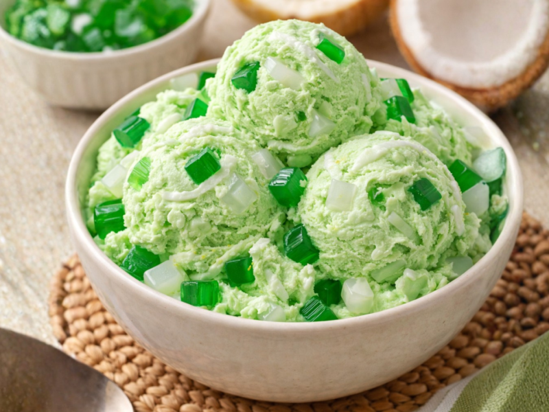Buko Pandan Ice Cream