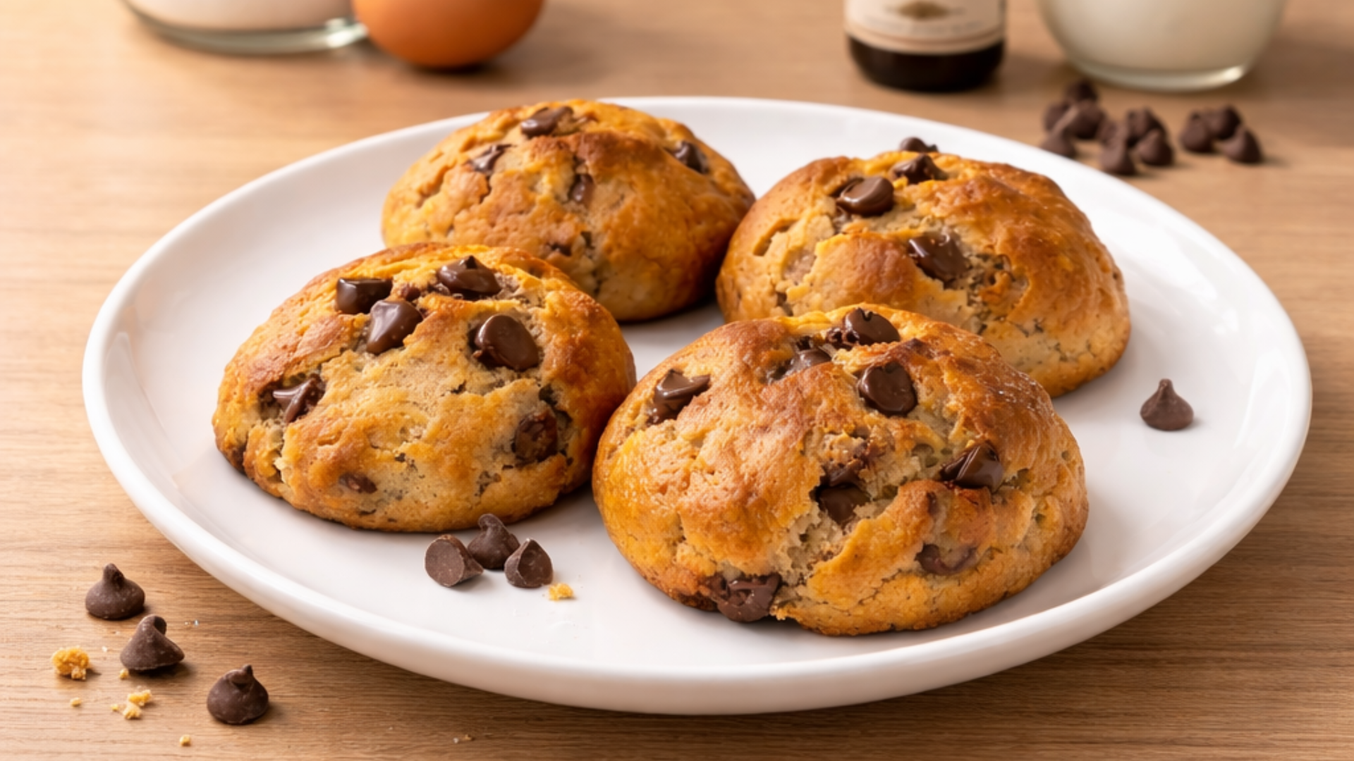 Crispy Choco Oatmeal Cookies